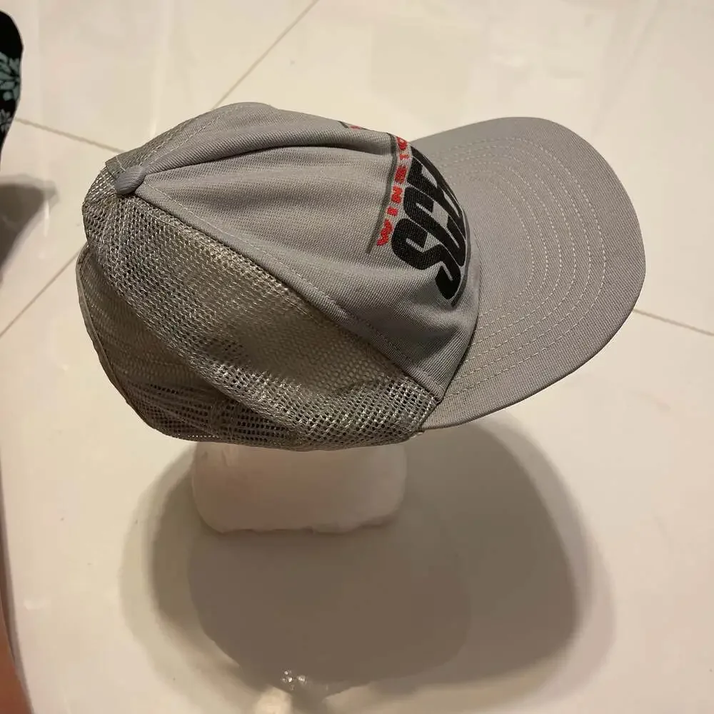 Vintage Winston Cup SCENE IT! NASCAR Gray Mesh Trucker Hat